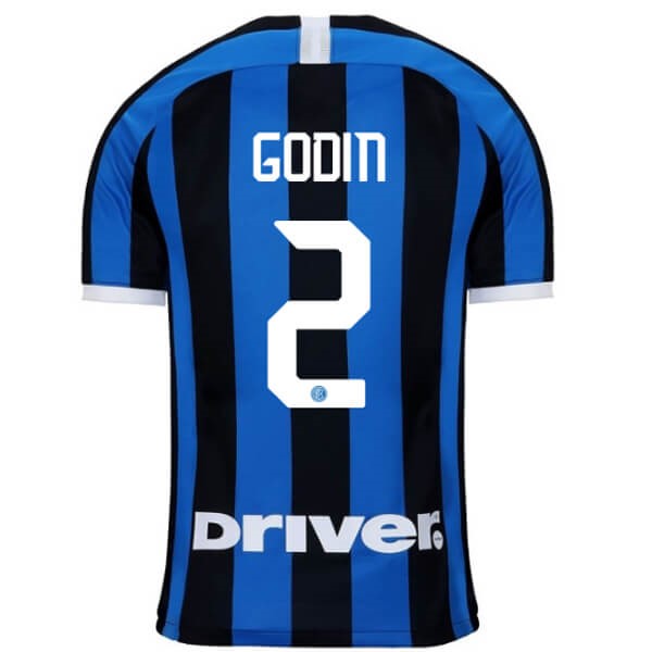 Maillot Football Inter Milan NO.2 Godin Domicile 2019-20 Bleu